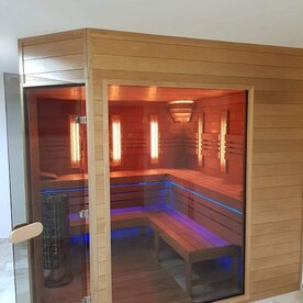 Combined infrared sauna
