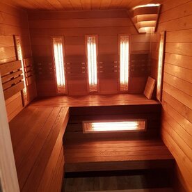 Combined infrared sauna
