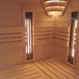 Combined infrared sauna