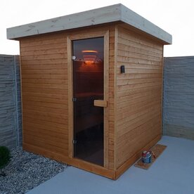 Combined sauna - Finnish sauna and infrared sauna