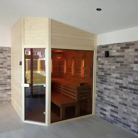 Combined sauna - infrared sauna