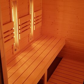 Combined sauna - infrared sauna