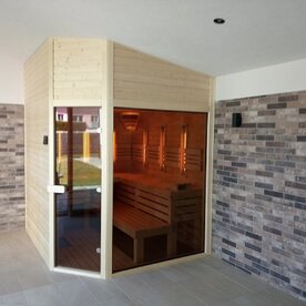 Combined sauna - infrared sauna