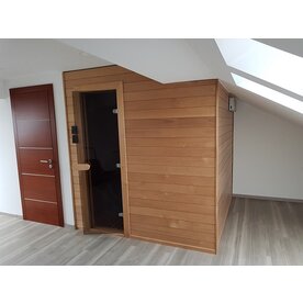 dry Finnish sauna at the customer‘s place