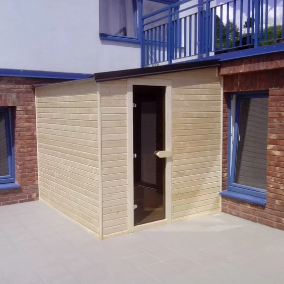 exteriérová sauna na mieru