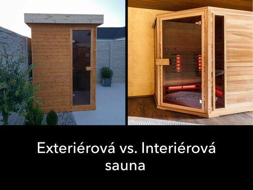 Exterior vs. Indoor sauna