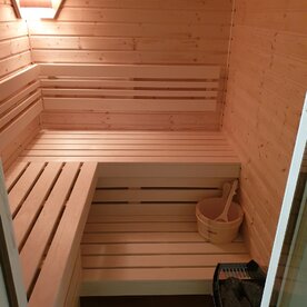 Finnish sauna, custom-made interior