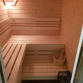 Finnish sauna, custom-made interior