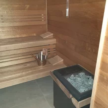 Finnish sauna indoors