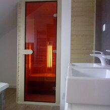 home infrared sauna for the bathroom
