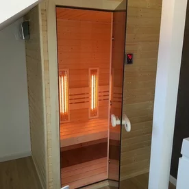 home sauna for the bathroom