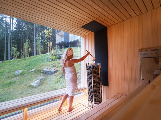 How to care for an outdoor sauna?
