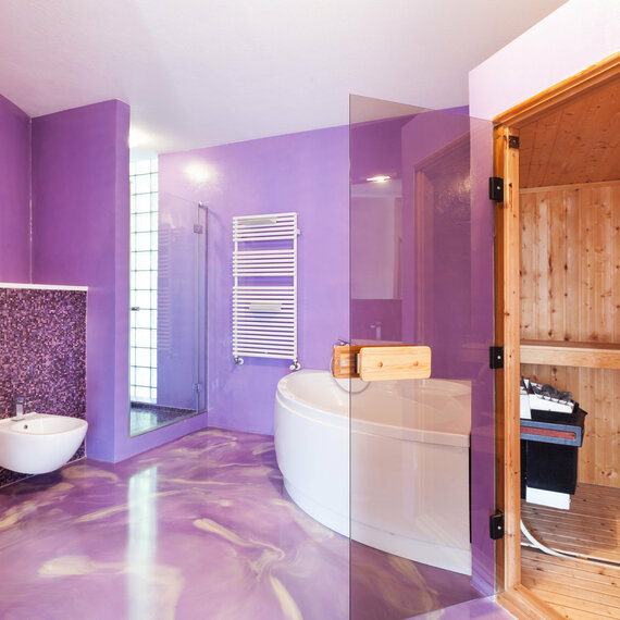 Infrared saunas for the bathroom