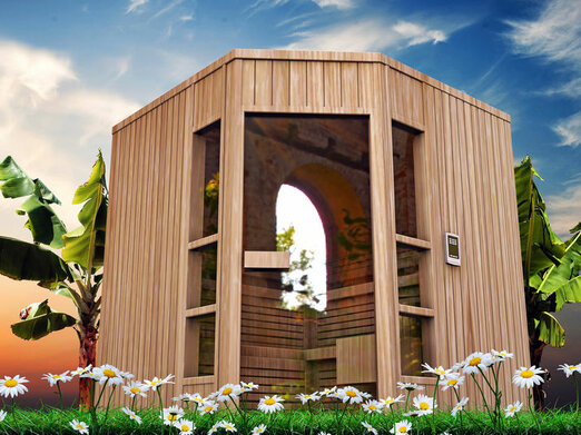 Outdoor sauna