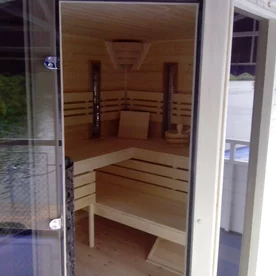 Outdoor sauna - infrared sauna