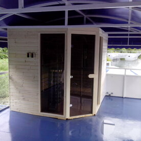 Outdoor sauna - infrared sauna