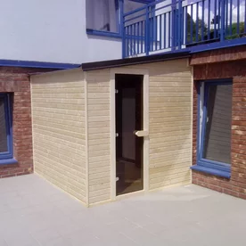 Outdoor sauna - infrared sauna