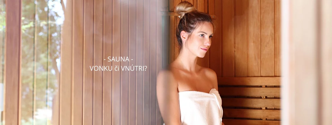 žena vo vonkajšej saune žena vo vonkajšej saune